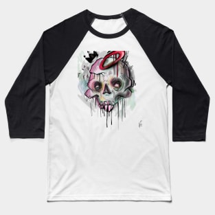 happy skull Baseball T-Shirt